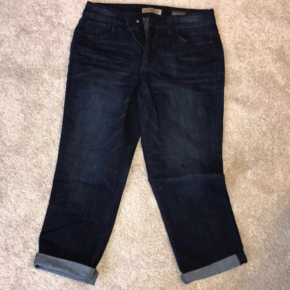 Nine West vintage America Dark wash Capris.